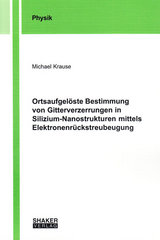 Ortsaufgelöste Bestimmung von Gitterverzerrungen in Silizium-Nanostrukturen mittels Elektronenrückstreubeugung - Michael Krause