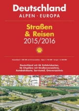 Shell Straßen & Reisen 2015/16 Deutschland 1:300.000, Alpen, Europa