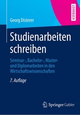 Studienarbeiten schreiben - Disterer, Georg