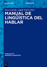 Manual de lingüística del hablar - 