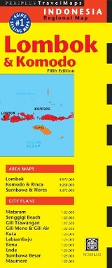 Lombok & Komodo Travel Map Fifth Edition - Periplus Editors