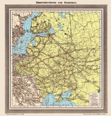 Eisenbahnkarte von Russland 1898