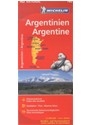 Michelin Karte Argentinien. Argentine - 