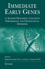 Immediate Early Genes in Sensory Processing, Cognitive Performance and Neurological Disorders - 