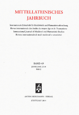 Mittellateinisches Jahrbuch. Internationale Zeitschrift für Mediävistik und Humanismusforschung