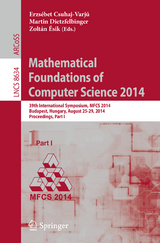 Mathematical Foundations of Computer Science 2014 - 