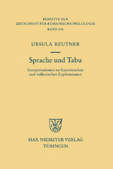 Sprache und Tabu -  Ursula Reutner