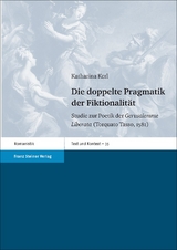 Die doppelte Pragmatik der Fiktionalität - Katharina Kerl