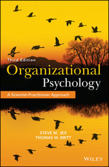 Organizational Psychology - Jex, Steve M.; Britt, Thomas W.