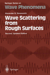 Wave Scattering from Rough Surfaces - Voronovich, Alexander G.