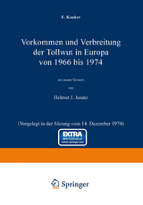 Vorkommen und Verbreitung der Tollwut in Europa von 1966 bis 1974 - E. Kauker