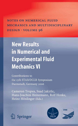 New Results in Numerical and Experimental Fluid Mechanics VI - 