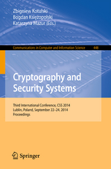 Cryptography and Security Systems - 