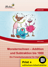 Monsterrechnen - Addition und Subtraktion bis 1000 - Julia Lorenz