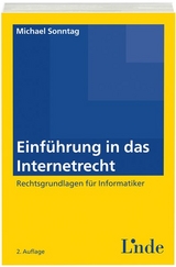 Einführung in das Internetrecht - Sonntag, Michael