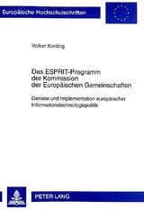 Das ESPRIT-Programm der Kommission der Europäischen Gemeinschaften - Volker Kording