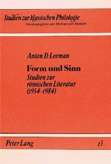 Form und Sinn - Anton D. Leeman