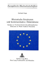 Rhetorische Strukturen und kommunikative Determinanz - Gerhard Rupp