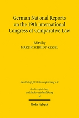 German National Reports on the 19th International Congress of Comparative Law - 