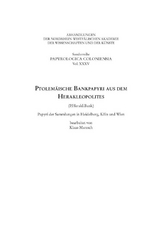 Ptolemäische Bankpapyri aus dem Herakleopolites (P.Herakl.Bank) - Klaus Maresch