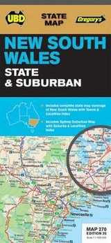 NSW State & Suburban Map 270 26th ed - UBD Gregory's