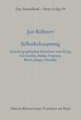 Selbstbehauptung - Jan Röhnert