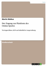 Der Zugang zur Plattform des Online-Spieles - Martin Malkus