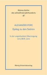 Epilog zu den Satiren. Dialog I - Alexander Pope