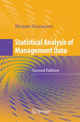Statistical Analysis of Management Data - Gatignon, Hubert