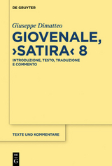 Giovenale, "Satira" 8 - Giuseppe Dimatteo