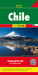Chile, Autokarte 1:1,2 Mio. - 
