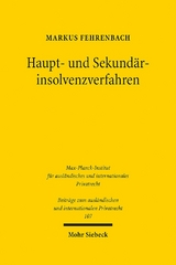 Haupt- und Sekundärinsolvenzverfahren - Markus Fehrenbach