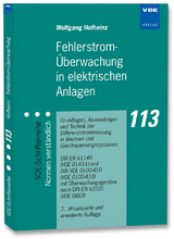 Fehlerstrom-Überwachung in elektrischen Anlagen - Hofheinz, Wolfgang