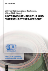 Unternehmenskultur und Wirtschaftsstrafrecht - 