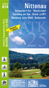ATK25-H14 Nittenau (Amtliche Topographische Karte 1:25000)