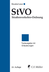 StVO Straßenverkehrs-Ordnung - Bouska, Wolfgang