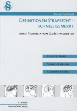 Definitionen Strafrecht - Simon Reinhard