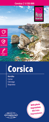 Reise Know-How Landkarte Korsika / Corsica (1:135.000) - Reise Know-How Verlag Peter Rump