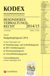 Kodex Besonderes Verwaltungsrecht 2014/15 - Doralt, Werner
