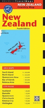 New Zealand Travel Map Fourth Edition - Periplus Editors