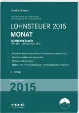Tabelle, Lohnsteuer 2015 Monat - 