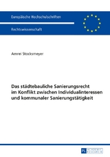 Das städtebauliche Sanierungsrecht im Konflikt zwischen Individualinteressen und kommunaler Sanierungstätigkeit - Amrei Stocksmeyer