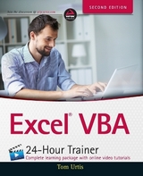 Excel VBA 24-Hour Trainer - Urtis, Tom