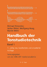 Handbuch der Tonstudiotechnik - Michael Dickreiter, Volker Dittel, Wolfgang Hoeg, Martin Wöhr