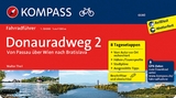 KOMPASS Fahrradführer Donauradweg 2, Von Passau über Wien nach Bratislava - Walter Theil