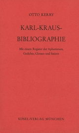 Karl-Kraus-Bibliographie - Kerry, Otto