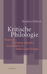 Kritische Philologie - Sheldon Pollock