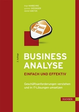 Business Analyse - Hanschke, Inge; Giesinger, Gunnar; Goetze, Daniel