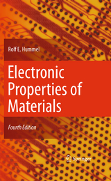 Electronic Properties of Materials - Hummel, Rolf E.