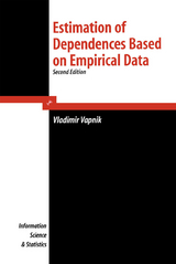 Estimation of Dependences Based on Empirical Data - V. Vapnik